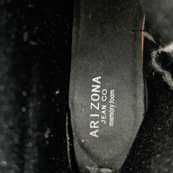 Arizona Jean Company Black and Brown Two-Tone Leather Riding Boots Size 10 WC - Picture 4 of 5